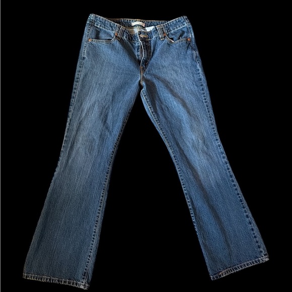 Levi's Classic Blue Wide Leg Jeans - Picture 1 of 6